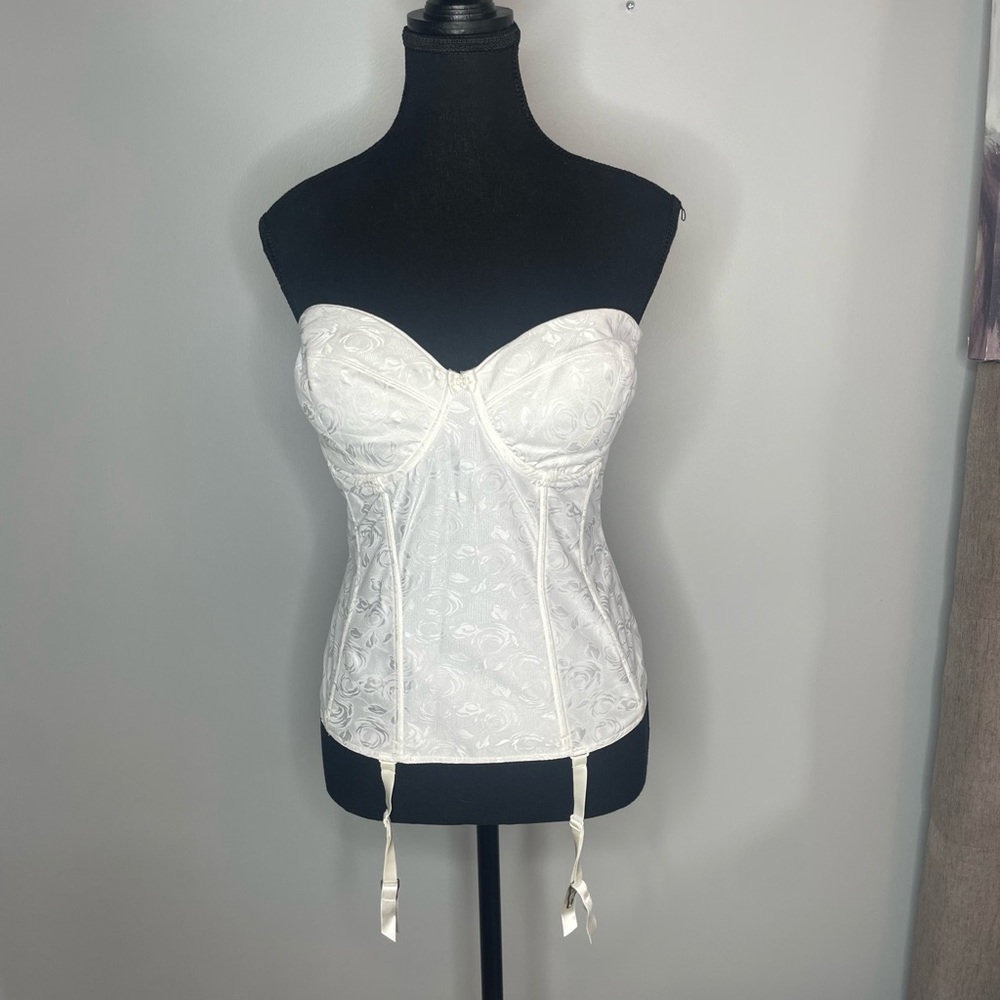 Felina White Lace Bustier